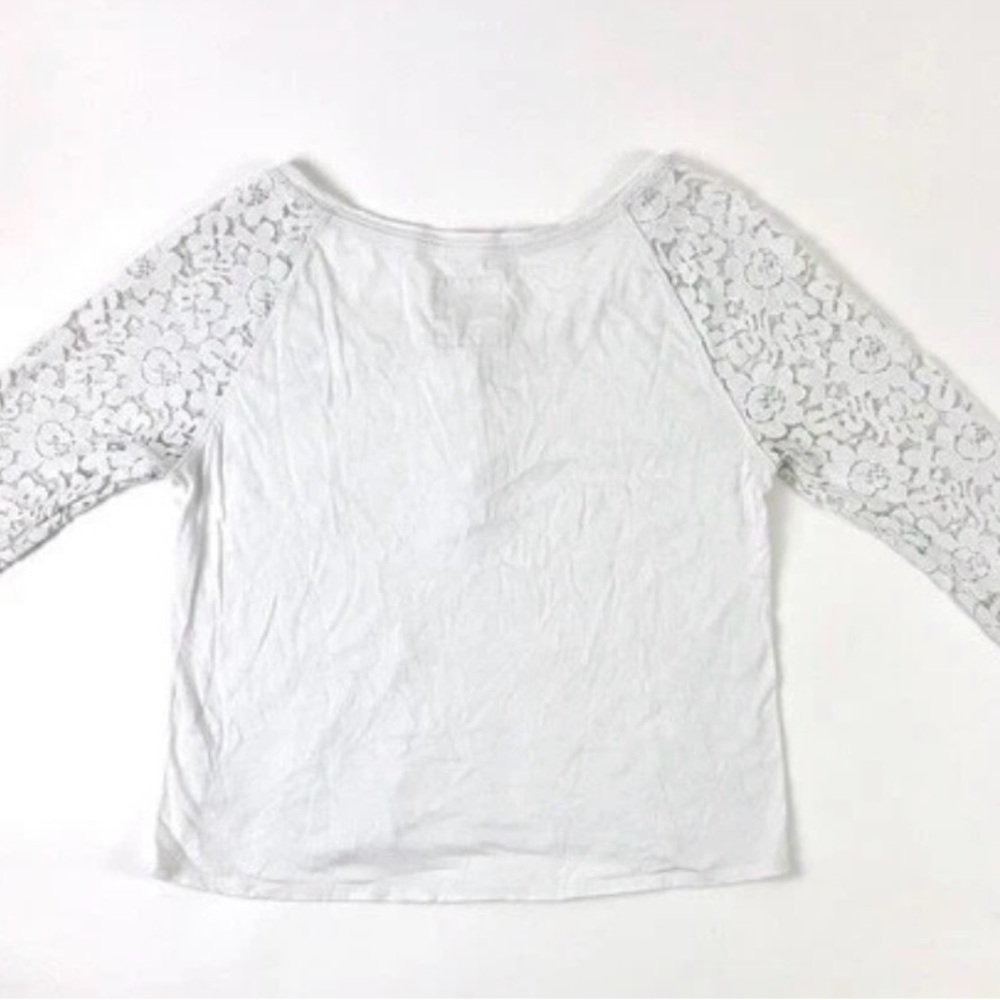 Hollister Cream Lace Blouse size M - Picture 7 of 10